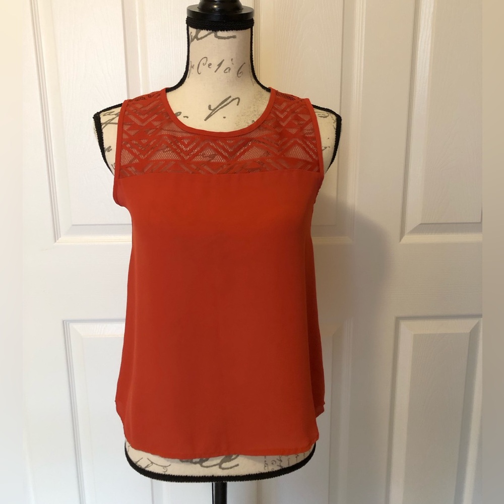 Lily Pulitzer orange blouse